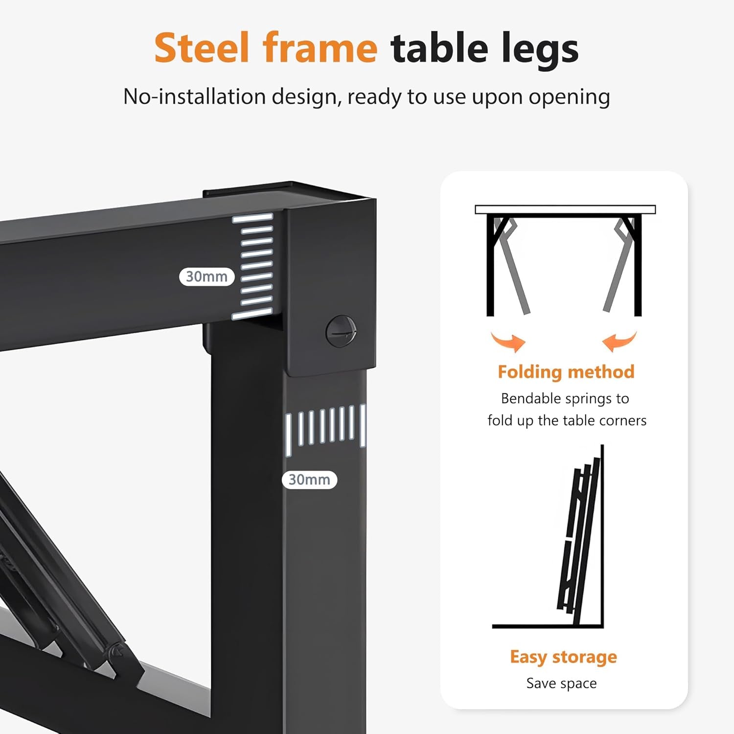 Computer Desk 62 Inches Office Desk Computer Table Study Writing Desk Workstation for Home Office Metal Frame Black and Black