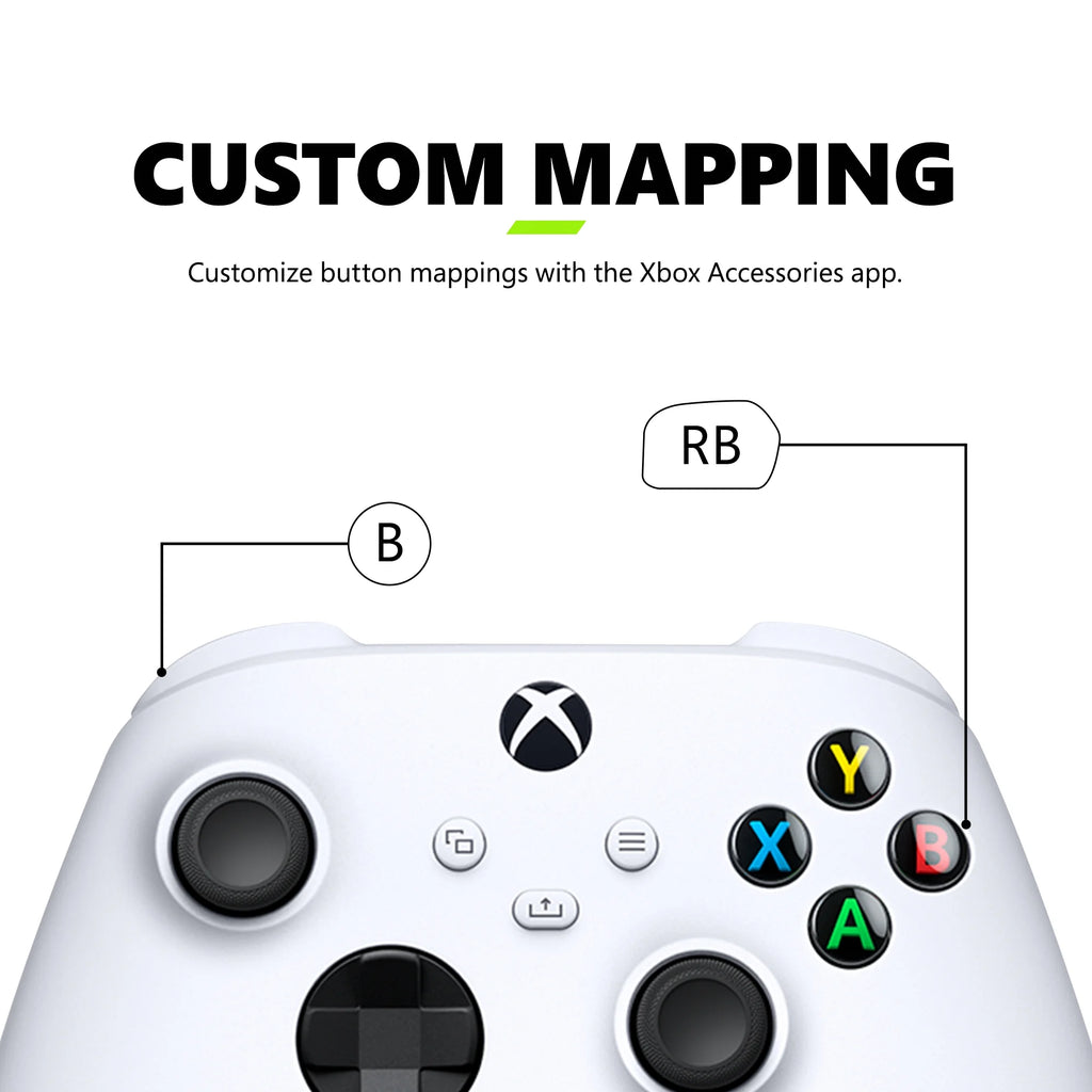 Microsoft  Wireless Controller - Robot White – for  Series X|S,  One, Pcs, and Cloud-Enabled Devices