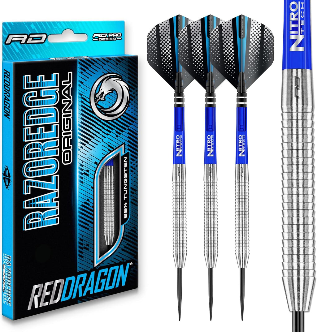 Razor Edge Original 26G Tungsten Darts with Flights and Stems