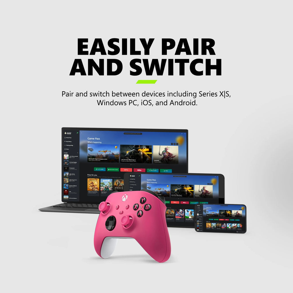 Microsoft  Core Wireless Controller for , Deep Pink