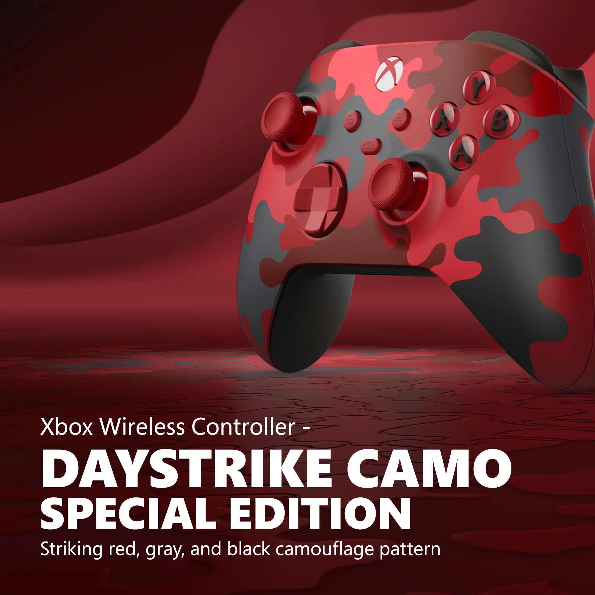 Microsoft  Wireless Controller - Daystrike Camo – for  Series X|S,  One, Pcs, and Cloud-Enabled Devices
